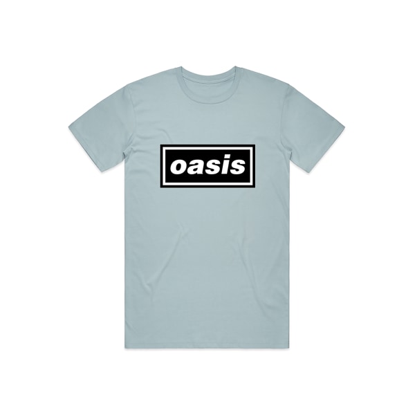 Oasis Unisex Adult Decca Logo T-shirt XL Ljusblå Light Blue XL