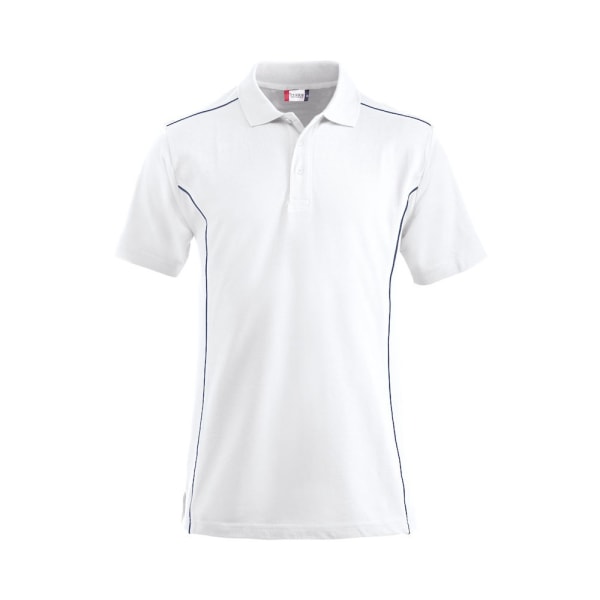 Clique Mens New Conway Polo Shirt XXL Vit White XXL