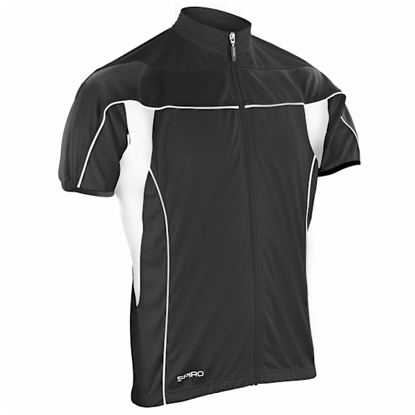 Spiro herrcykelkläder / Cykel 1/4 dragkedja Cool-Dry Performance Fleece Black/Black L