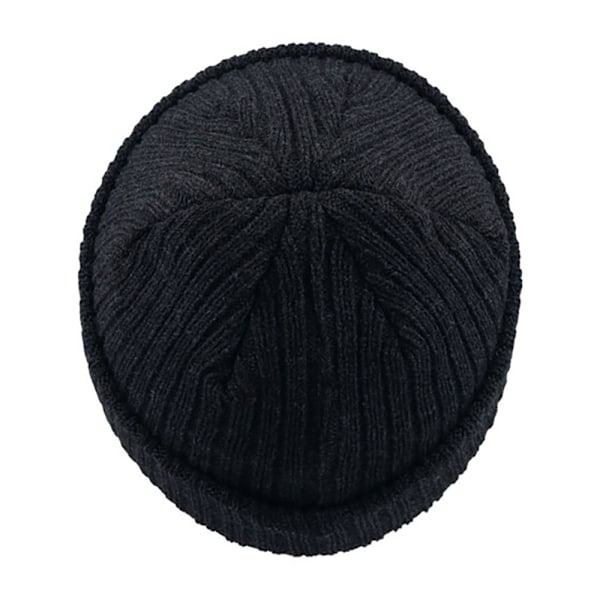 Atlantis Unisex Docker Short Beanie Med Uppvik En Storlek Marinblå Navy Melange One Size