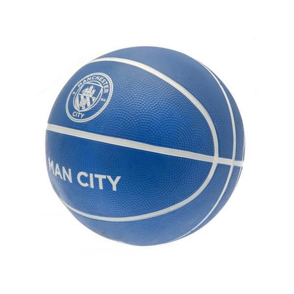 Manchester City FC Crest Basketball 7 Blå/Vit Blue/White 7