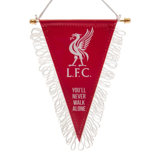 Liverpool FC You´ll Never Walk Alone Triangulär Vimpel One Size Red/White One Size