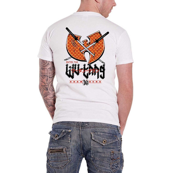 Wu-Tang Clan Unisex Adult Sword Cotton T-Shirt XL Vit White XL