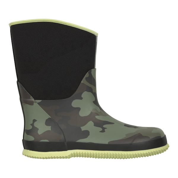 Mountain Warehouse Barn/Kids Regnstövlar med Kamouflage Black 1 UK