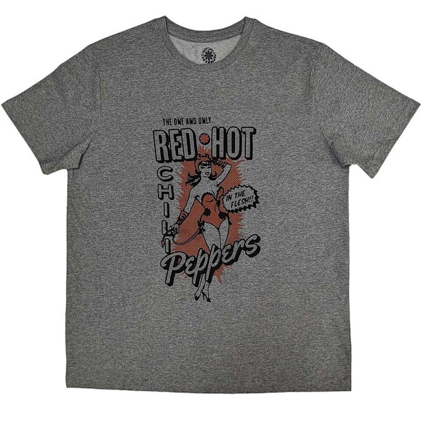 Red Hot Chilli Peppers Unisex Vuxen In The Flesh Bomull T-shirt Grey M