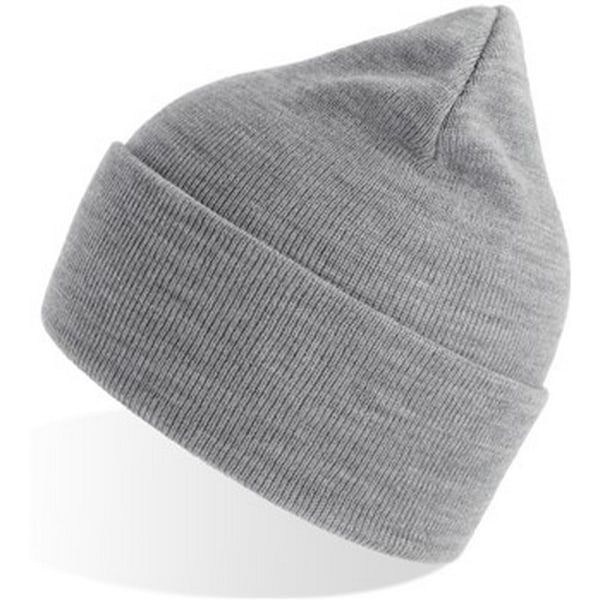 Atlantis Unisex Vuxen Ren Beanie i 100 % Återvunnet Material, En Storlek, Ljusgrå Light Grey One Size