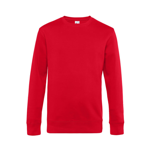 B&C Herr King Sweatshirt XL Röd Red XL