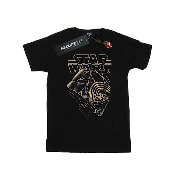 Star Wars: The Rise of Skywalker T-shirt för flickor med Kylo Ren-mask Black 9-11 Years