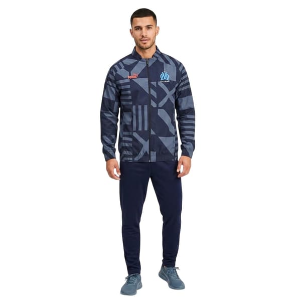 Puma Herr Geometrisk Anorak S Night Blue Night Blue S