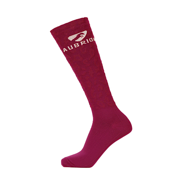 Aubrion Unisex Adult Performance Leopard Print Boot Socks One S Cerise One Size