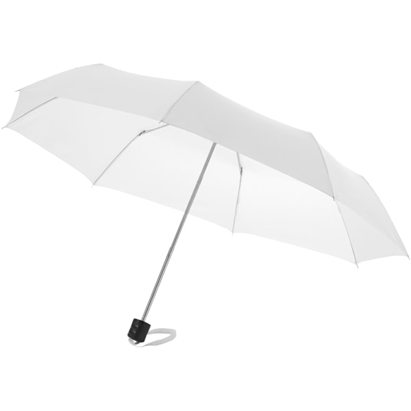 Bullet 21,5 tum Ida 3-sektions paraply (2-pack) 24 x 97 cm vit White 24 x 97 cm