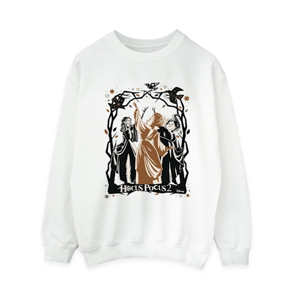 Disney Dam/Kvinnor Hocus Pocus Fåglar Sweatshirt XL Vit White XL