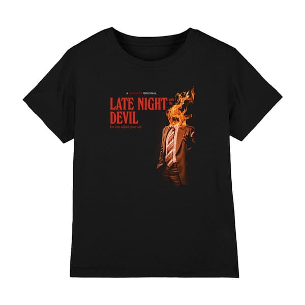 Late Night With the Devil Barn/Barn Eld T-shirt 12-13 år Black 12-13 Years
