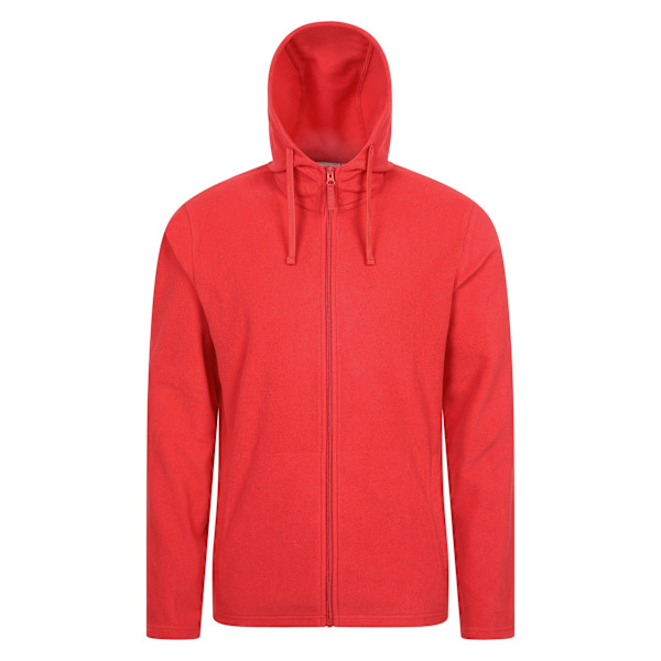 Mountain Warehouse Camber Fleece Hoodie med Full Dragkedja Herr L Active Active Red L