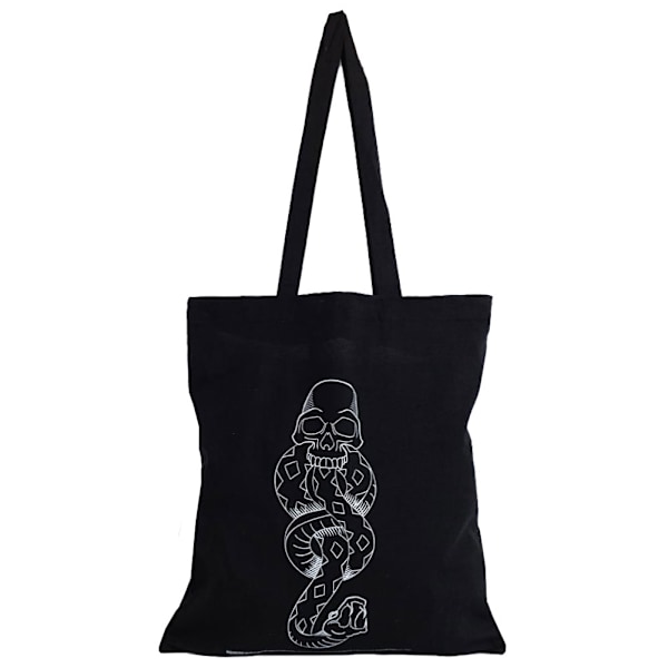 Harry Potter Dark Mark Canvas Tote Bag One Size Svart/Vit Black/White One Size