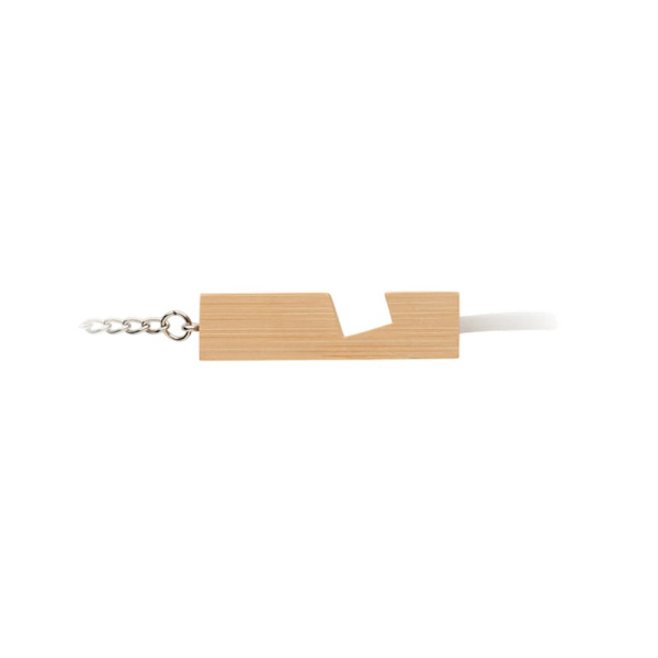 MidOcean Clauerc Bambu Nyckelring Ställ En Storlek Trä Wood One Size