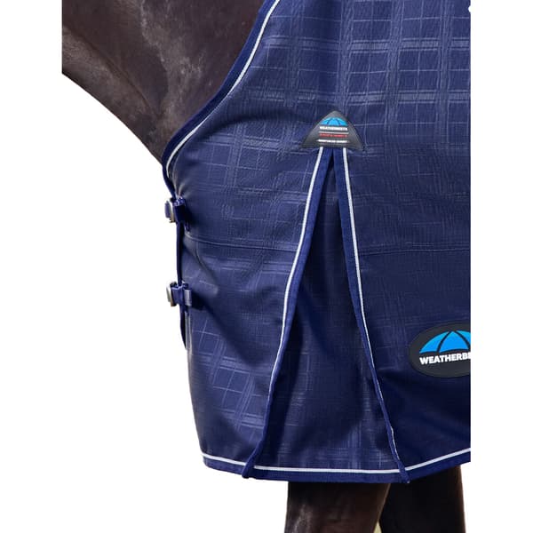 Weatherbeeta Comfitec Prelim Standard-Neck Embossed 220g Hästtäcke Navy 4´ 3