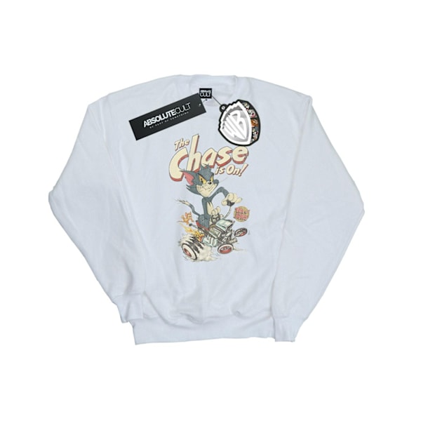 Tom And Jerry Herr The Chase Is On Sweatshirt 4XL Vit White 4XL