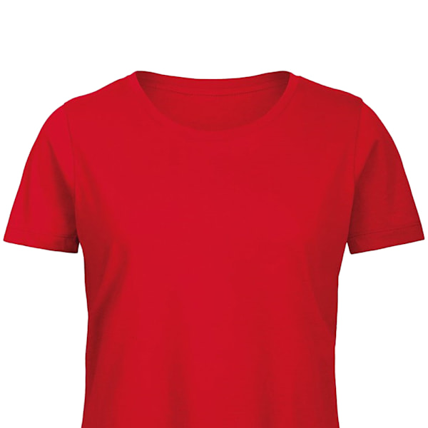 B&C Dam/Kvinna Organisk T-shirt L Röd Red L