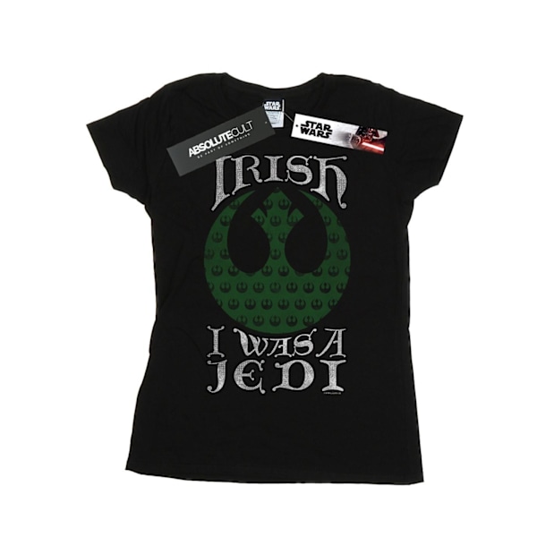 Star Wars Dam/Damer Irish I Was A Jedi Bomull T-shirt M Svart Black M