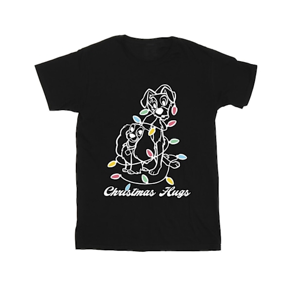 Disney Herrar Lady Och Lufsen Julkramar T-Shirt S Svart Black S