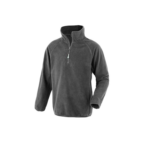 Result Äkta Återvunnen Barn/Barn Mikrofleece Topp 6-8 År Grey 6-8 Years