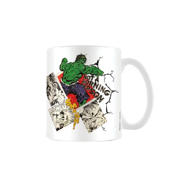 Marvel Not A Morning Person Mug One Size Vit/Grön/Röd White/Green/Red One Size
