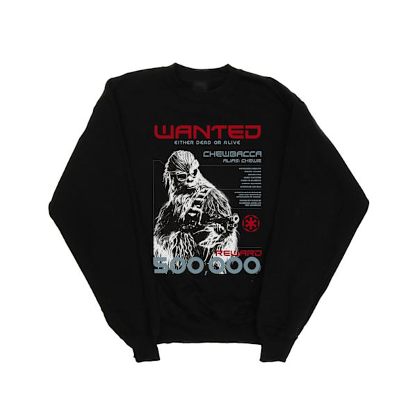 Star Wars Herr Han Solo Chewie Wanted Sweatshirt 4XL Svart Black 4XL