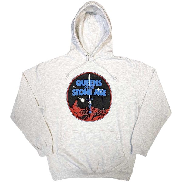 Queens Of The Stone Age Unisex Adult Branca Sword Hoodie M Grå Grey M