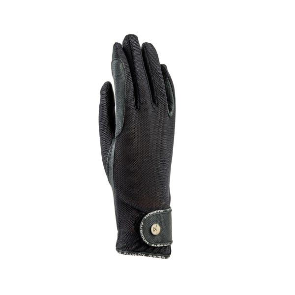Aubrion Unisex Adult Aero Flex Fit Riding Gloves L Svart Black L
