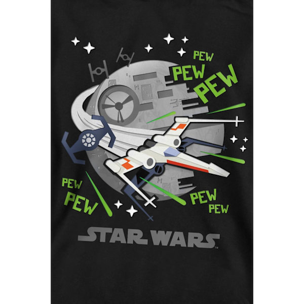 Star Wars Unisex Vuxen Pew Pew X-Wing Tröja XL Svart Black XL