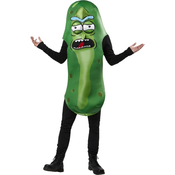 Rick And Morty Unisex Adult Pickle Rick Costume Standard Grön/ Green/Black Standard