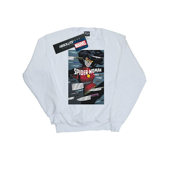 Marvel Herr Spider-Woman Cover Sweatshirt XXL Vit White XXL