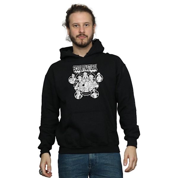 Scoobynatural Herr Mono Karaktärer Hoodie L Svart Black L