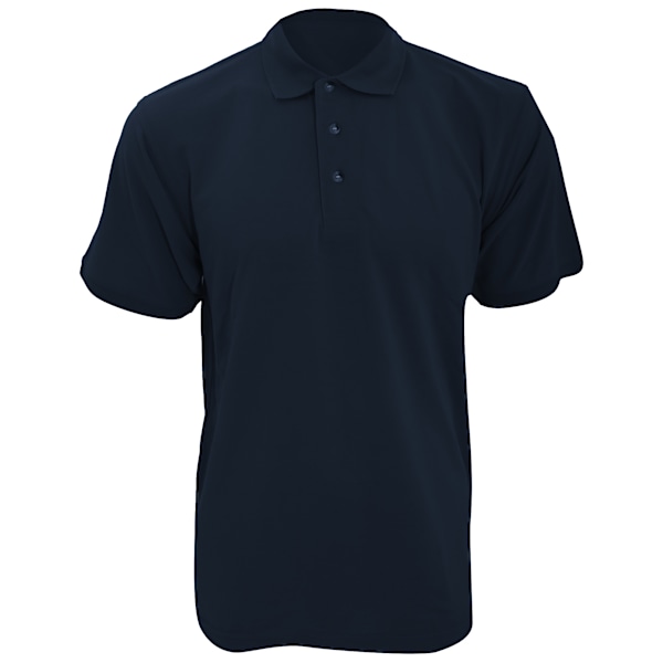 Kustom Kit Workwear Herr Kortärmad Polotröja 5XL Marinblå Navy Blue 5XL