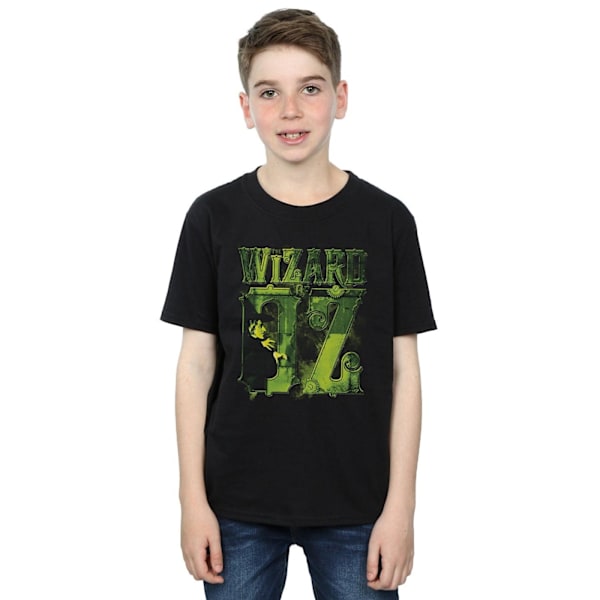 Trollkarlen från Oz pojkar Wicked Witch logotyp T-shirt 7-8 år svart Black 7-8 Years