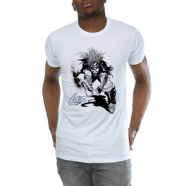 DC Comics Herr Lobo Sketch T-Shirt M Vit White M