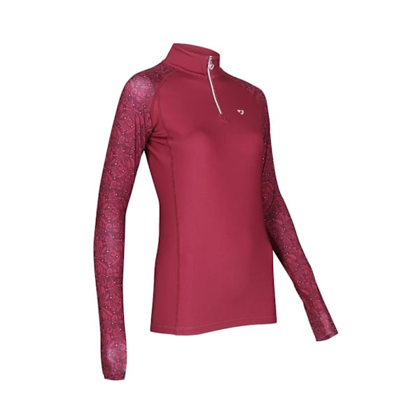 Aubrion Hyde Park Paisley Base Layer Topp för Kvinnor/Dam Storlek S Röd Red S