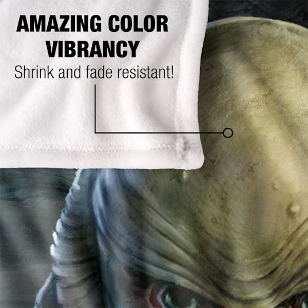 Universal Monsters Huvud Creature From The Black Lagoon Filt Multicoloured One Size
