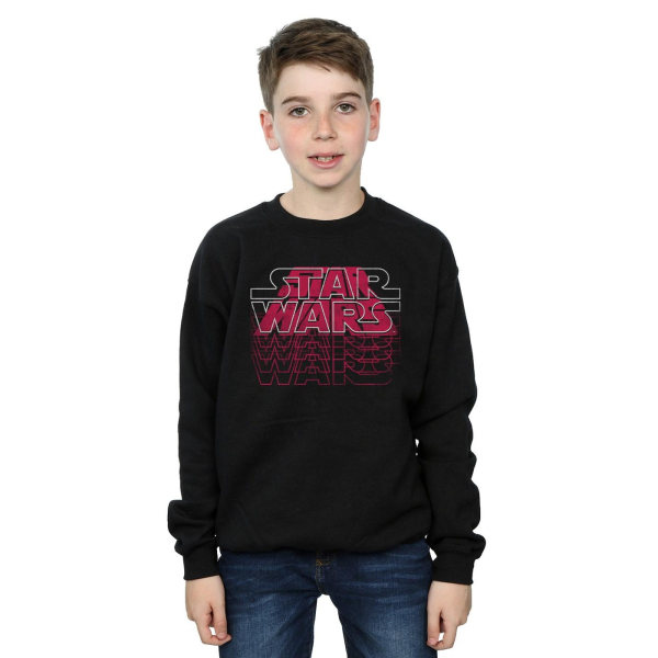 Star Wars Boys Blended Logos Sweatshirt 5-6 år Svart Black 5-6 Years