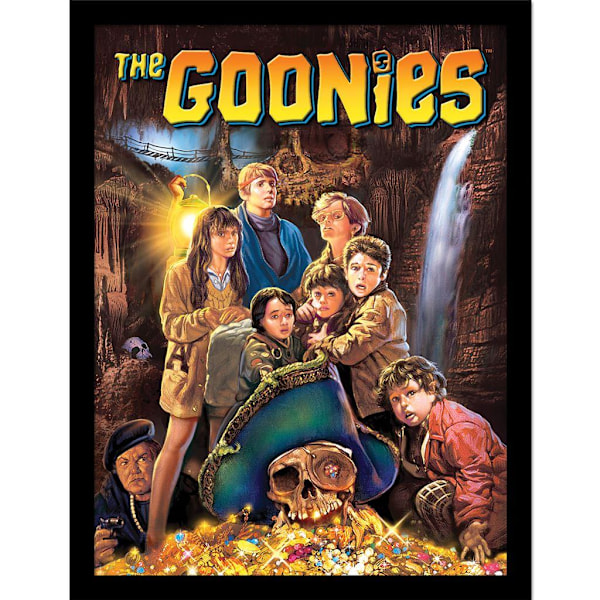 The Goonies One Sheet Inramad Poster 40cm x 30cm Flerfärgad Multicoloured 40cm x 30cm