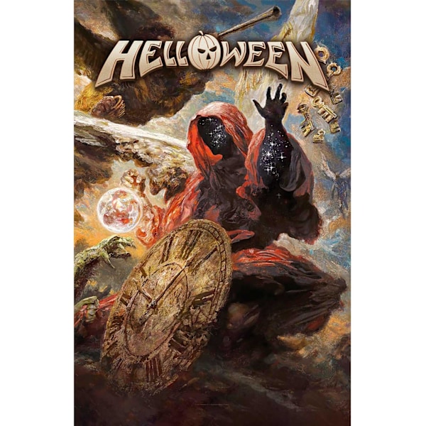 Helloween Album Textil Affisch 106cm x 70cm Flerfärgad Multicoloured 106cm x 70cm