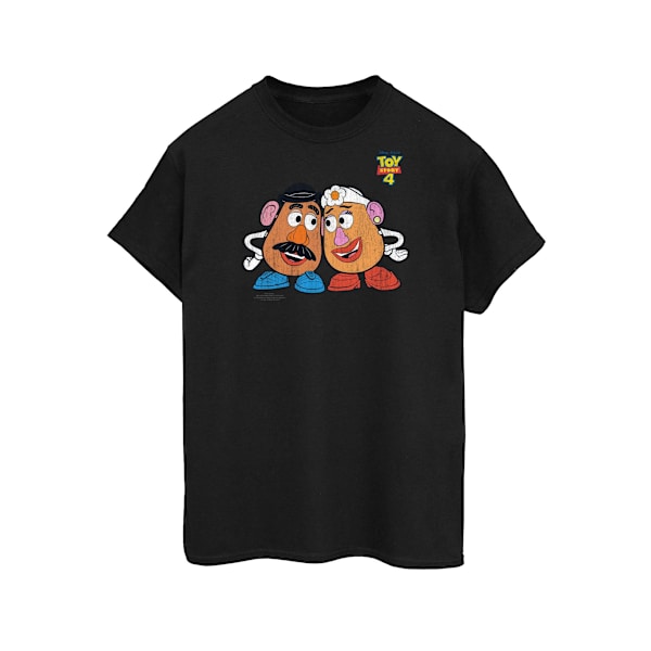 Disney Dam/Damer Toy Story 4 Mr And Mrs Potato Head Bomull Black 5XL