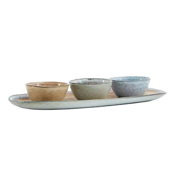 Vinga Nomimono Serveringsskål Set One Size Beige Beige One Size