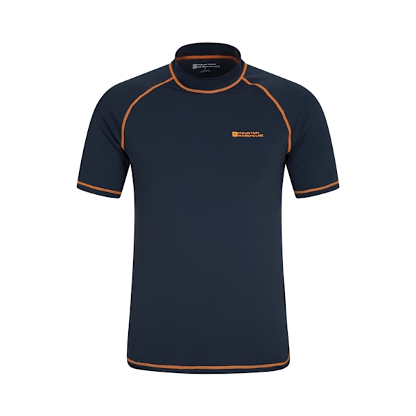 Mountain Warehouse Herr Kontrast Rash Guard XL Marinblå Navy XL