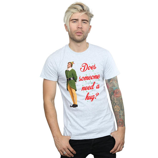 Elf Mens Hug Buddy T-Shirt S Sports Grey Sports Grey S