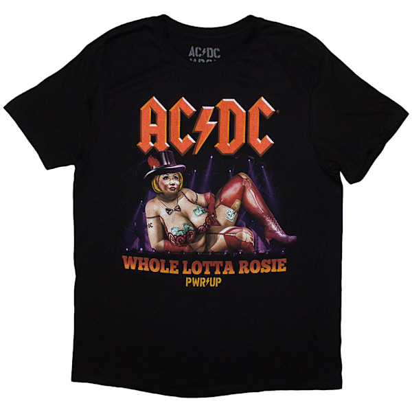 AC/DC Unisex Vuxen Whole Lotta London PWR-UP EU Tour 24 Ryggtryck Black M