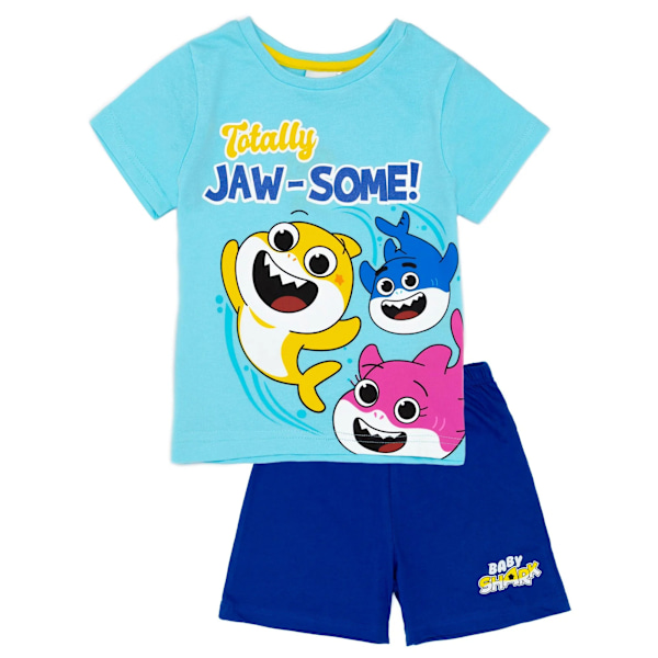 Baby Shark Boys Totally Jaw-Some! Kort Pyjamas Set 18-24 Månader Blue 18-24 Months