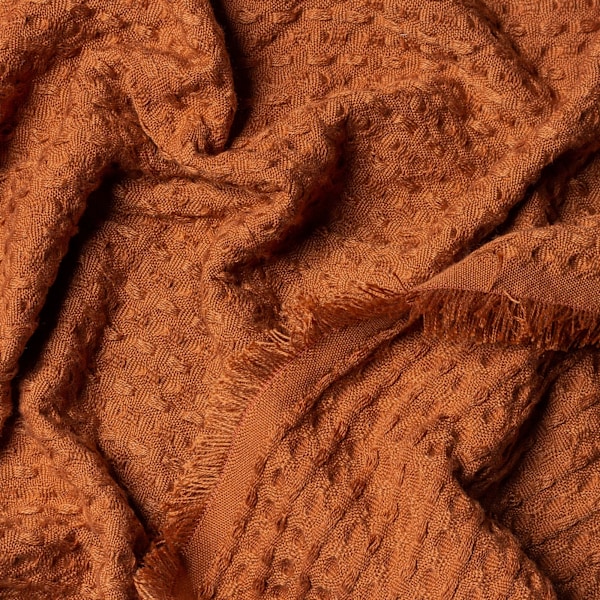 Yard Abel Vaffelpläd 180cm x 130cm Pecan Pecan 180cm x 130cm