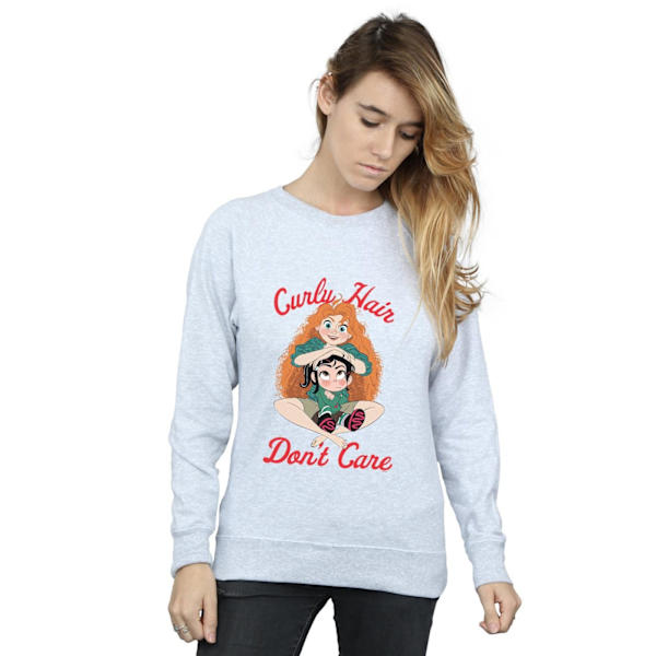 Disney Dam/Kvinnor Wreck It Ralph Merida Och Vanellope Sweatshirt Sports Grey S